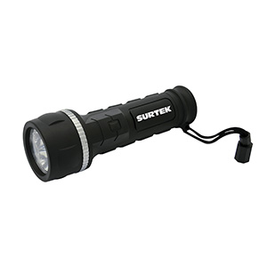 LINTERNA ANTI-IMPACTO 3LED, 12 LUMENES.